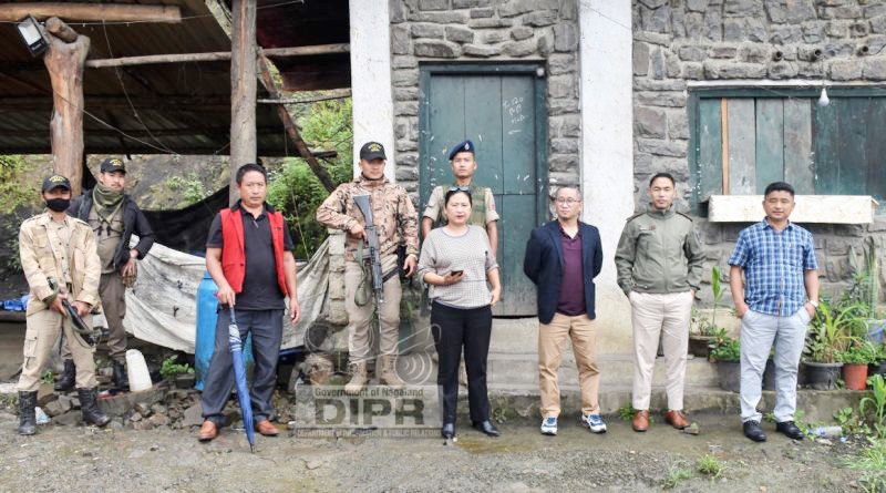 Kohima Inspection team on check gates conducted its second round of inspection on June 13. (DIPR Photo) 